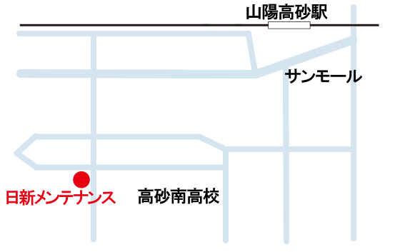 地図：高砂事業所